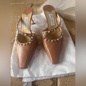 Jimmy Choo nude mule size 41